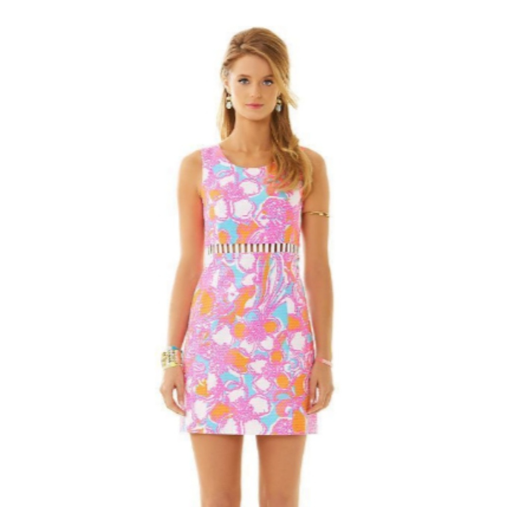 Lilly Putlizer Iggy Shorely Blue Cut Out Dress